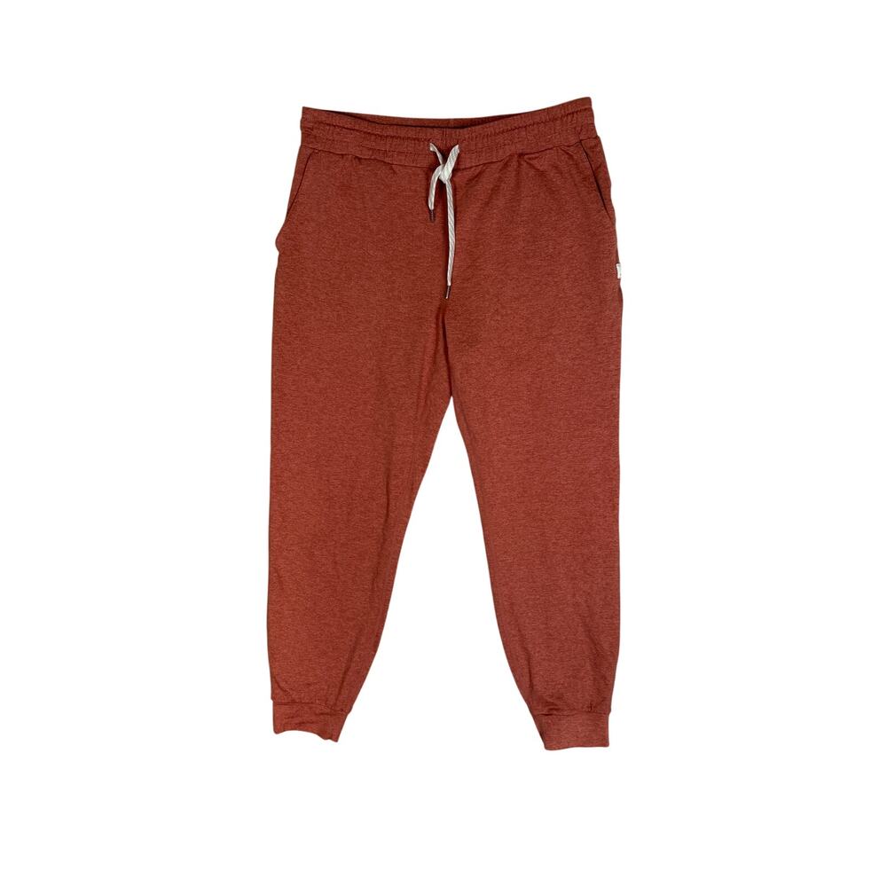 Vuori Performance Joggers Pants Heather Cinnamon Red Orange Women's Small